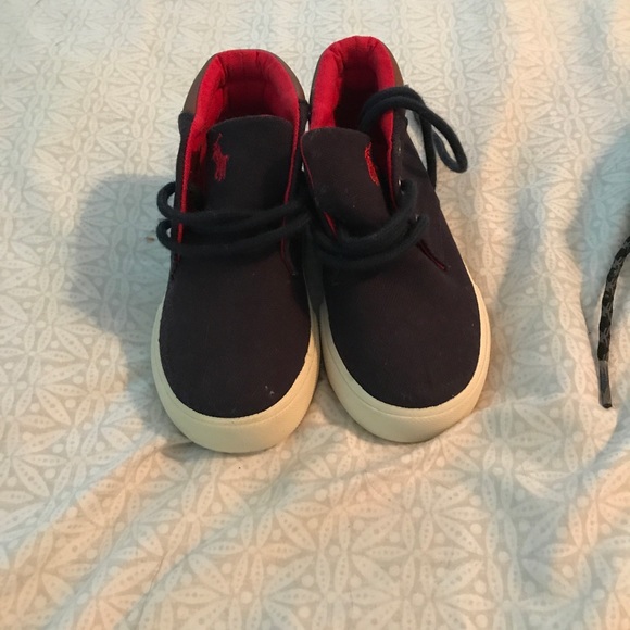 Toddler Ralph Lauren Polo High Tops - Picture 3 of 5